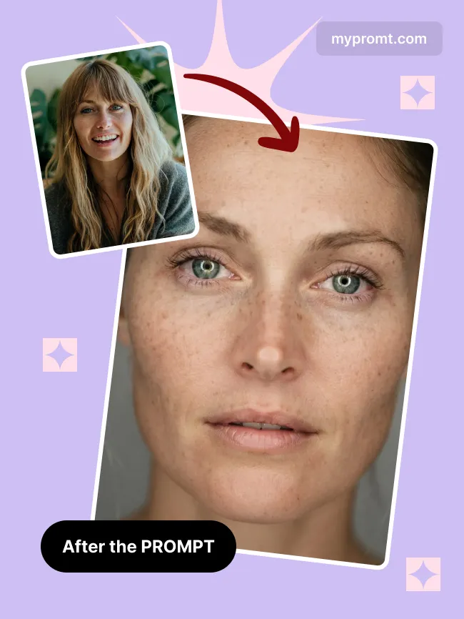 Beauty macro portrait, no retouch — example 2