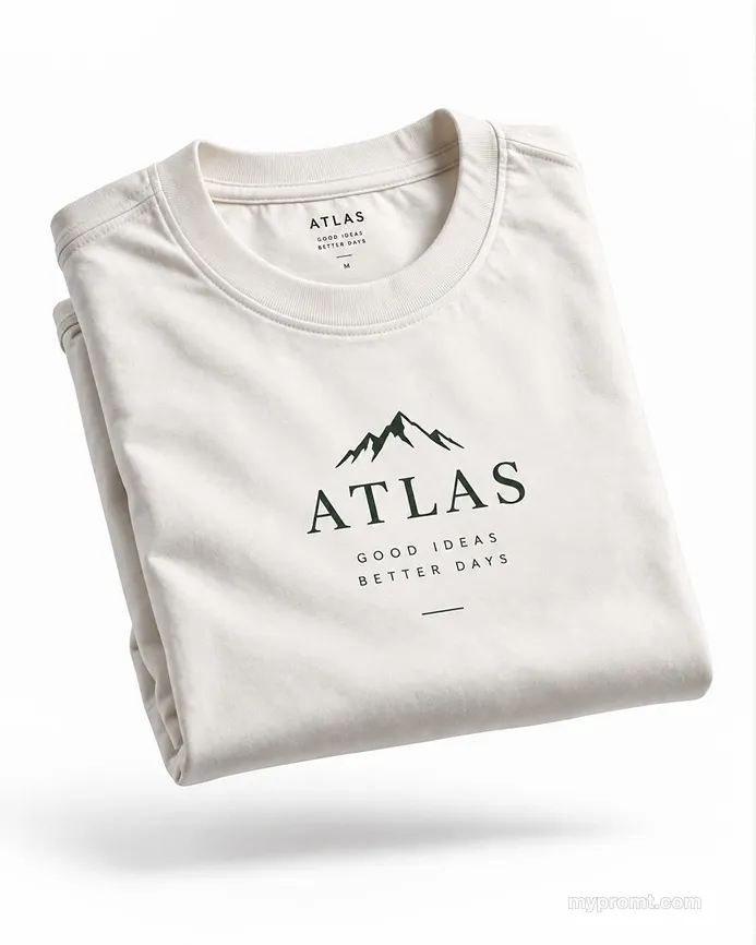 Floating product mockup — example 6