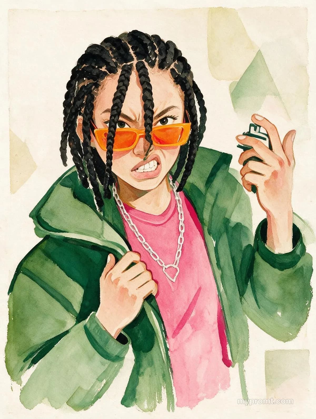 Gouache character illustration — example 14