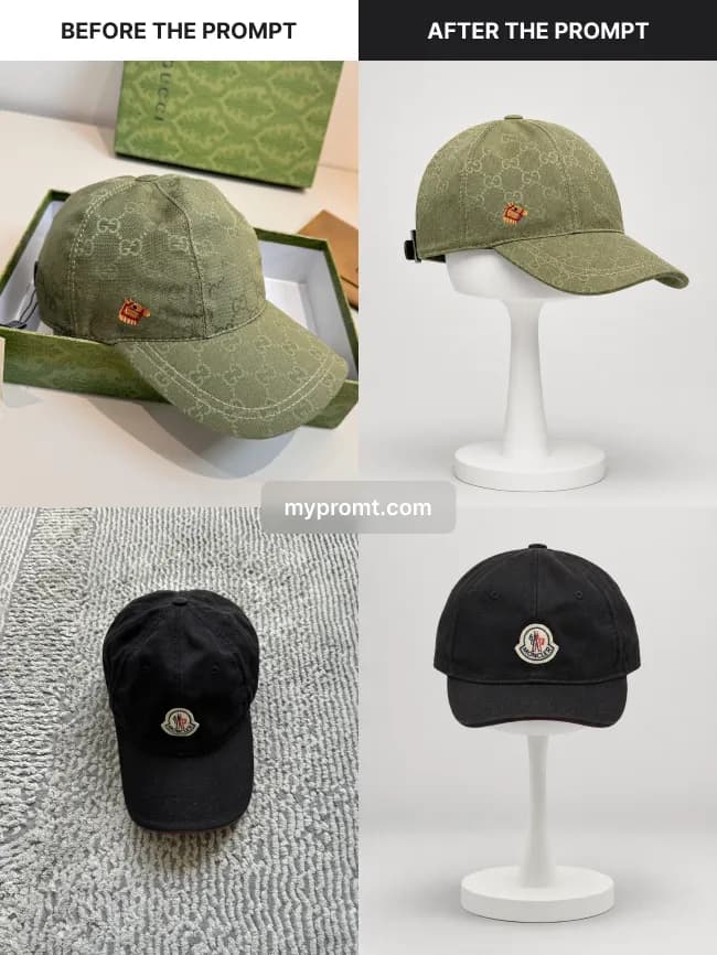 Headwear studio product shot — example 2