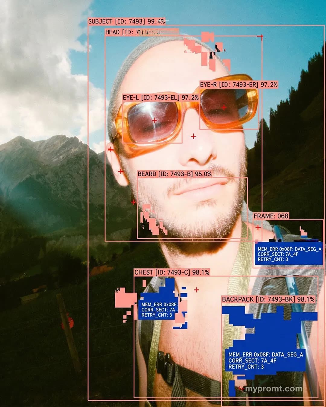 Machine vision corruption — example 2