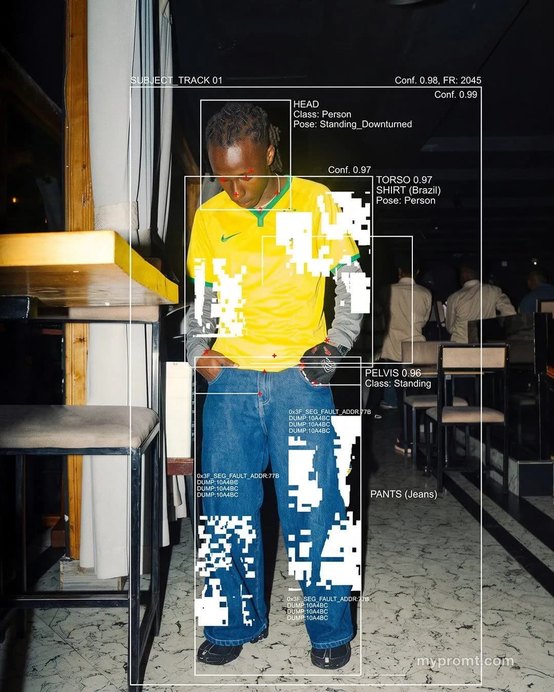 Machine vision corruption — example 7