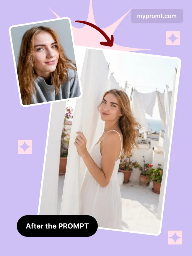 Rooftop linen lines portrait — example 2