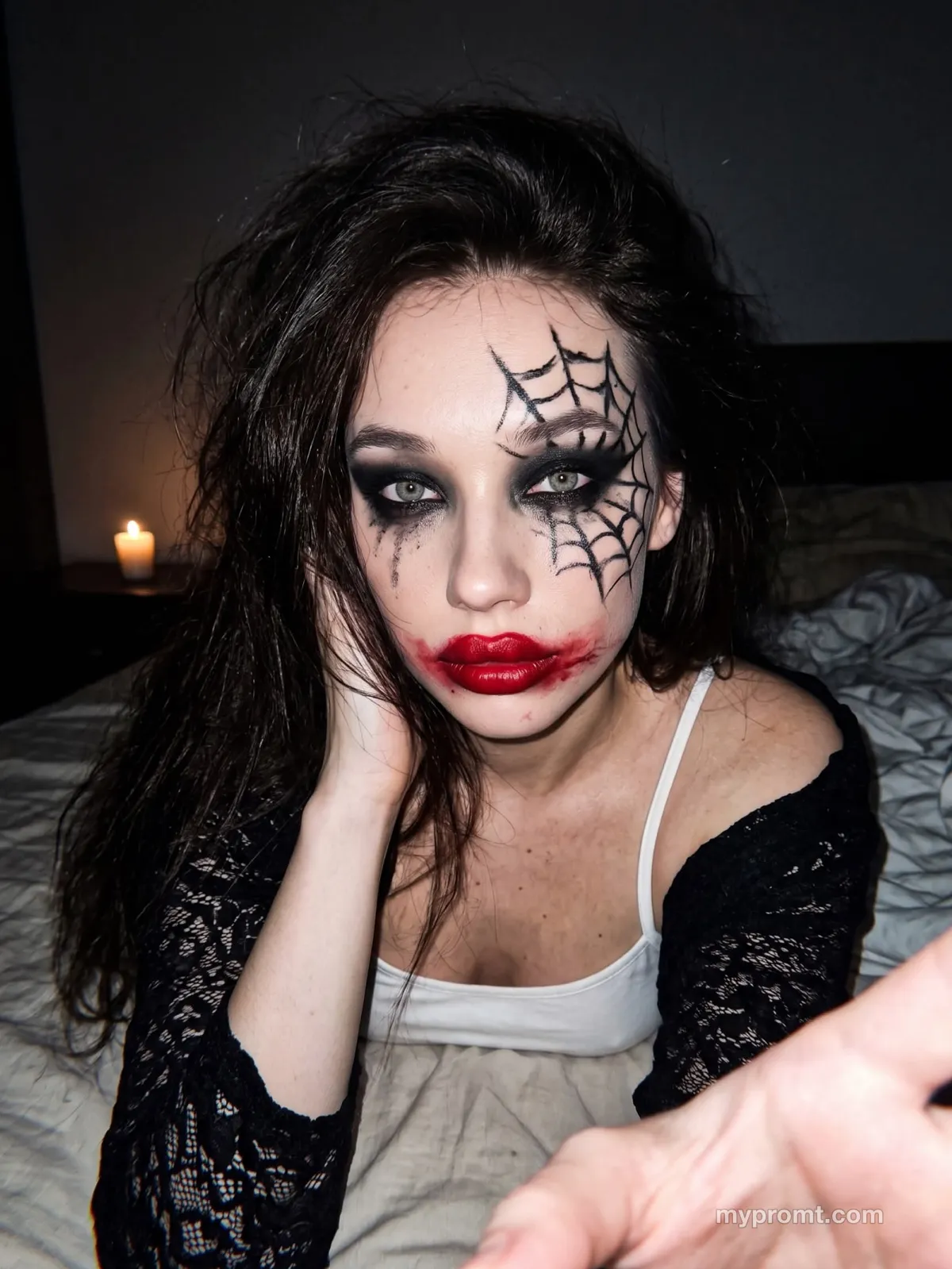 Spider makeup night kitchen — example 4